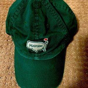 Masters Green Hat with adjustable strap
